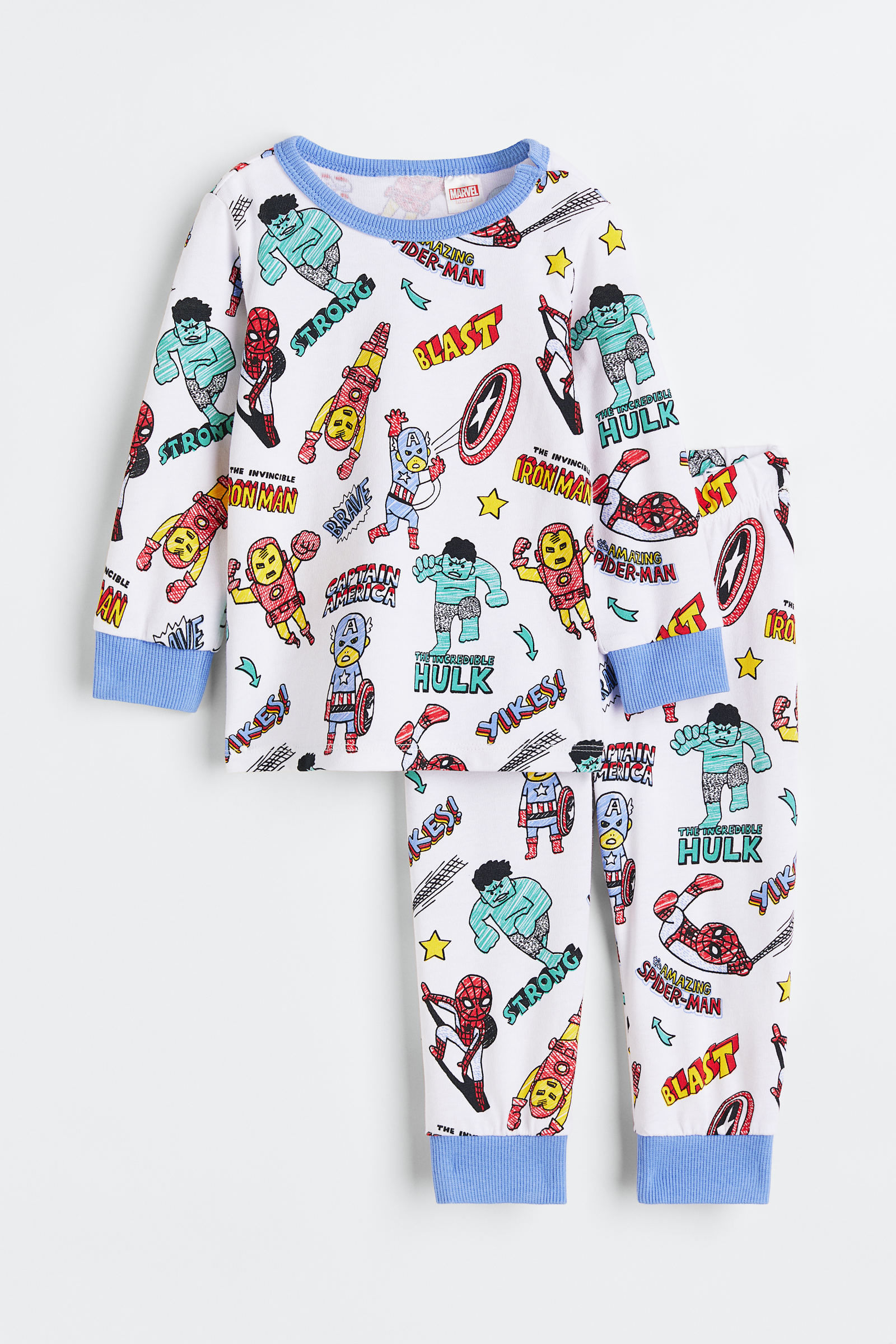 dedo índice deletrear Pegajoso Pijama de algodón con estampado - H&M PE