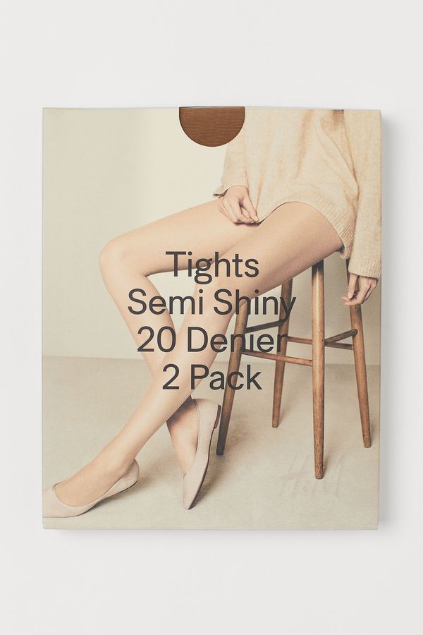 Pack de 2 medias 20 denier