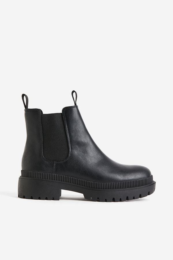 Bottes à Lacets H&M – Taille UK 4 / EU 37, Noir – Neuf Sans Emballage