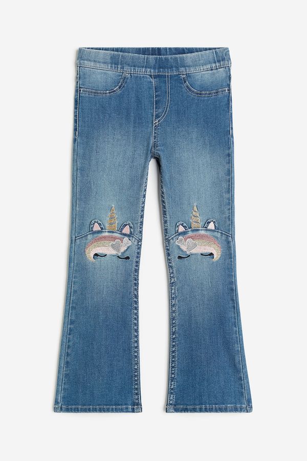 Superstretch Flared Leg Jeans