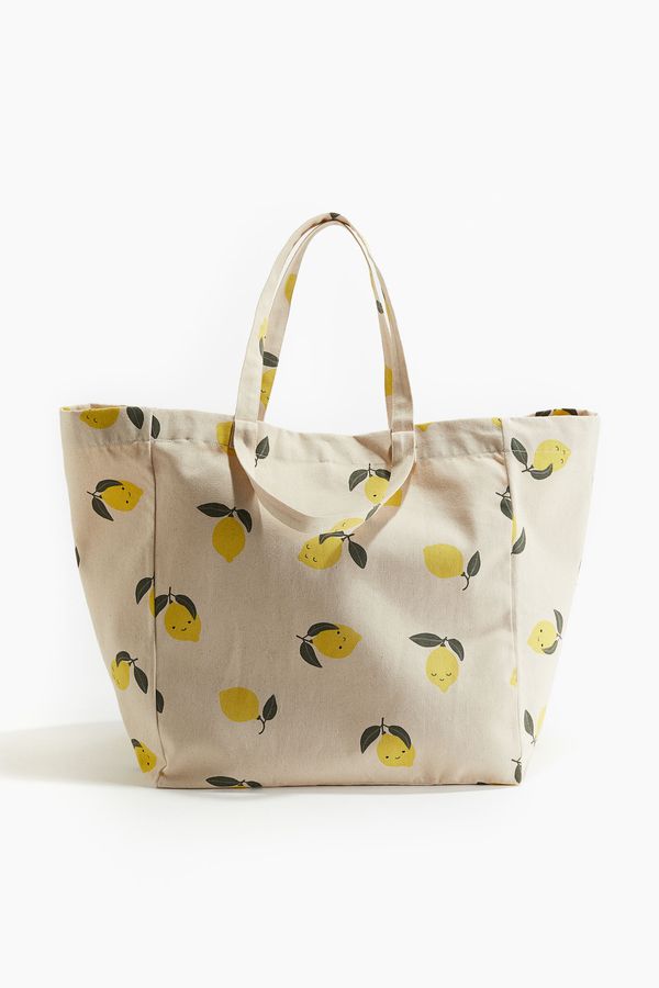 Bolso de playa estampada