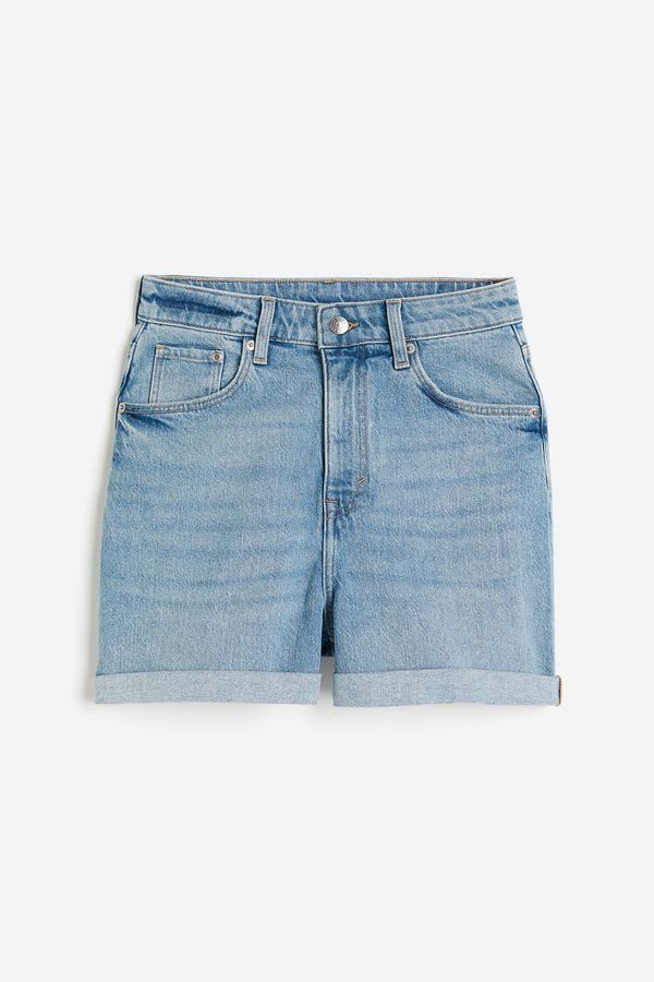 Short denim Mom Ultra High