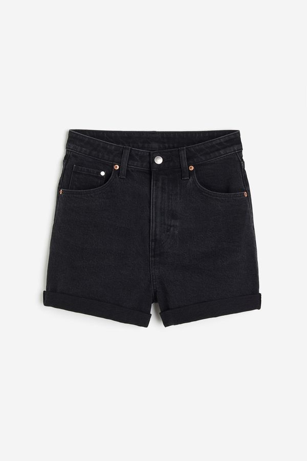 Short denim Mom Ultra High