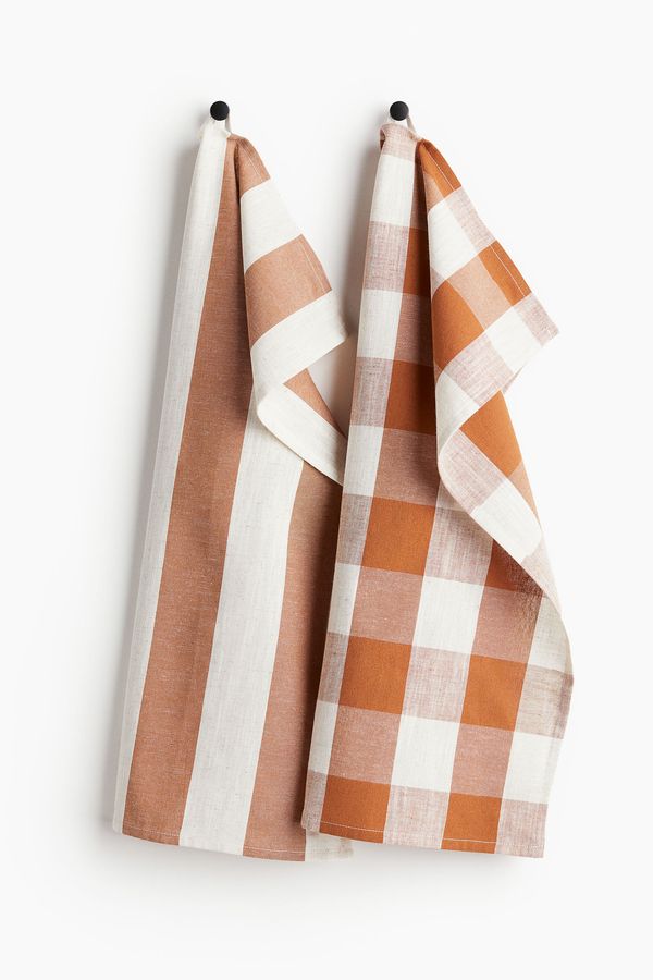 Pack de 2 secadores de cocina de algodón