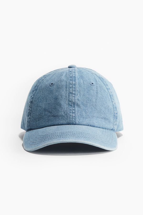 Gorra en denim de algodón