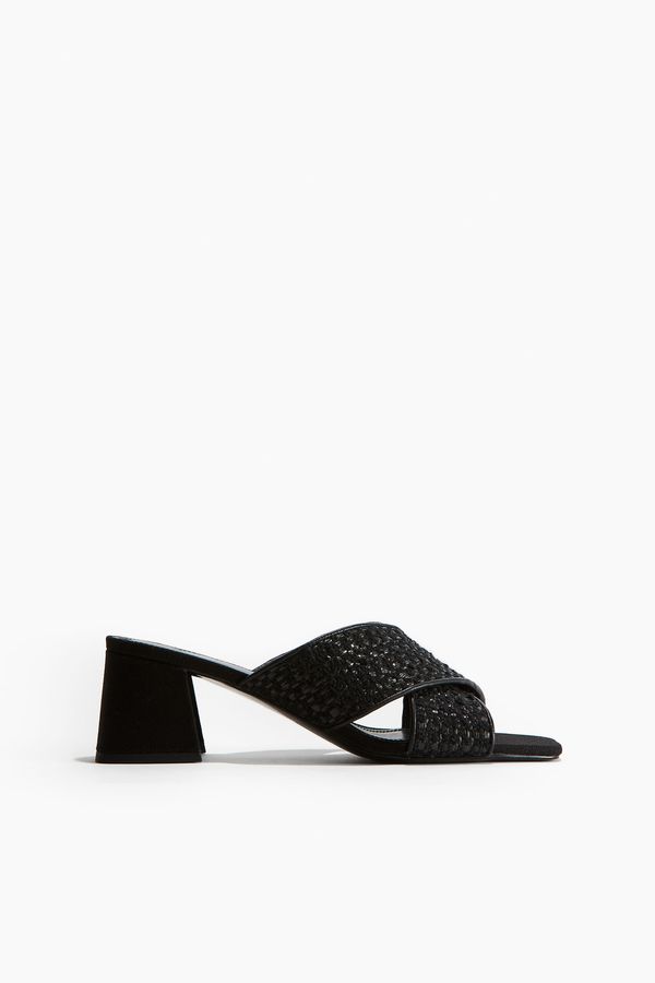 Sandalias Mule con textura