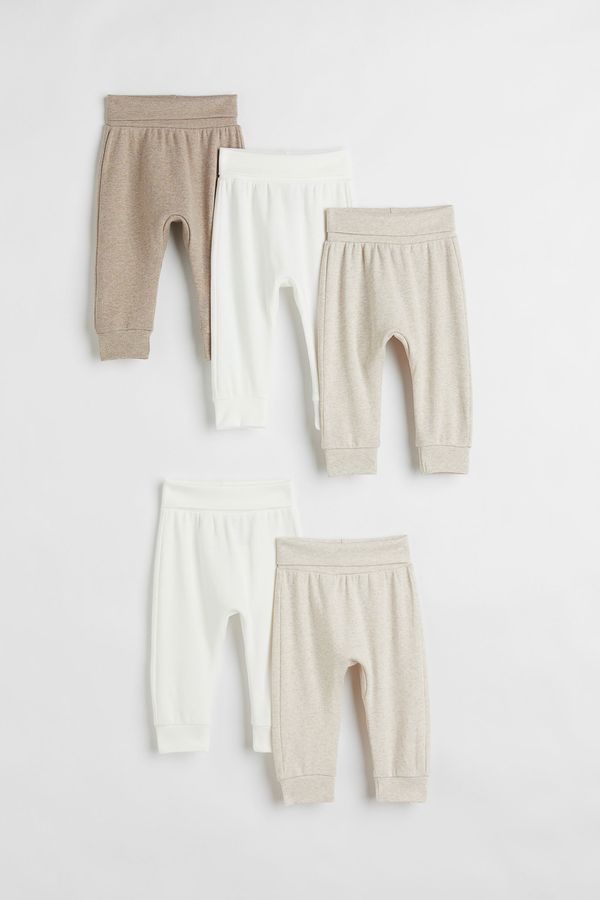 Pack de 5 pantalones con cintura plegable