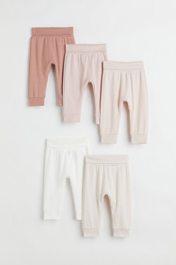 Pack de 5 pantalones con cintura plegable