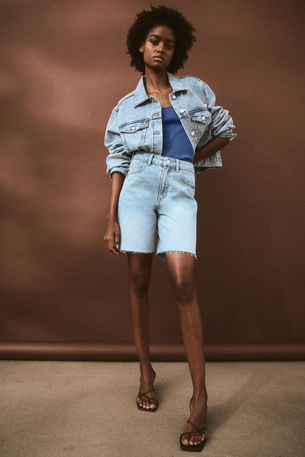 Bermudas en denim