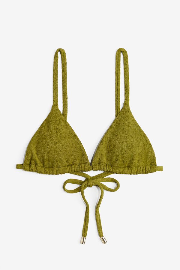 Top de bikini de triángulo con relleno