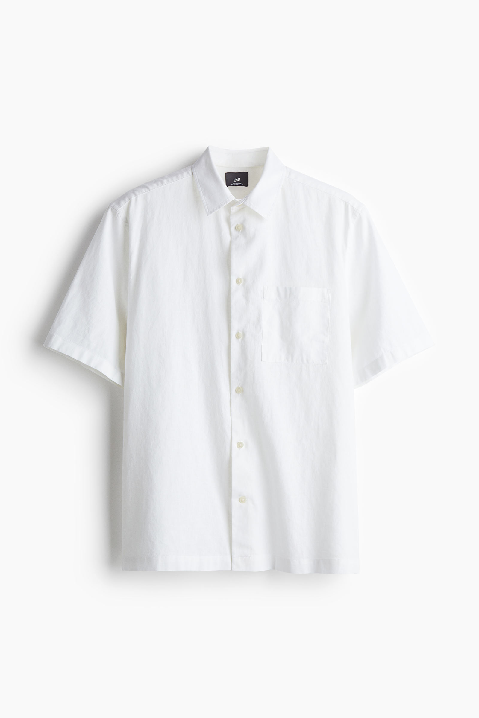 Camisa blanca hombre h&m on sale