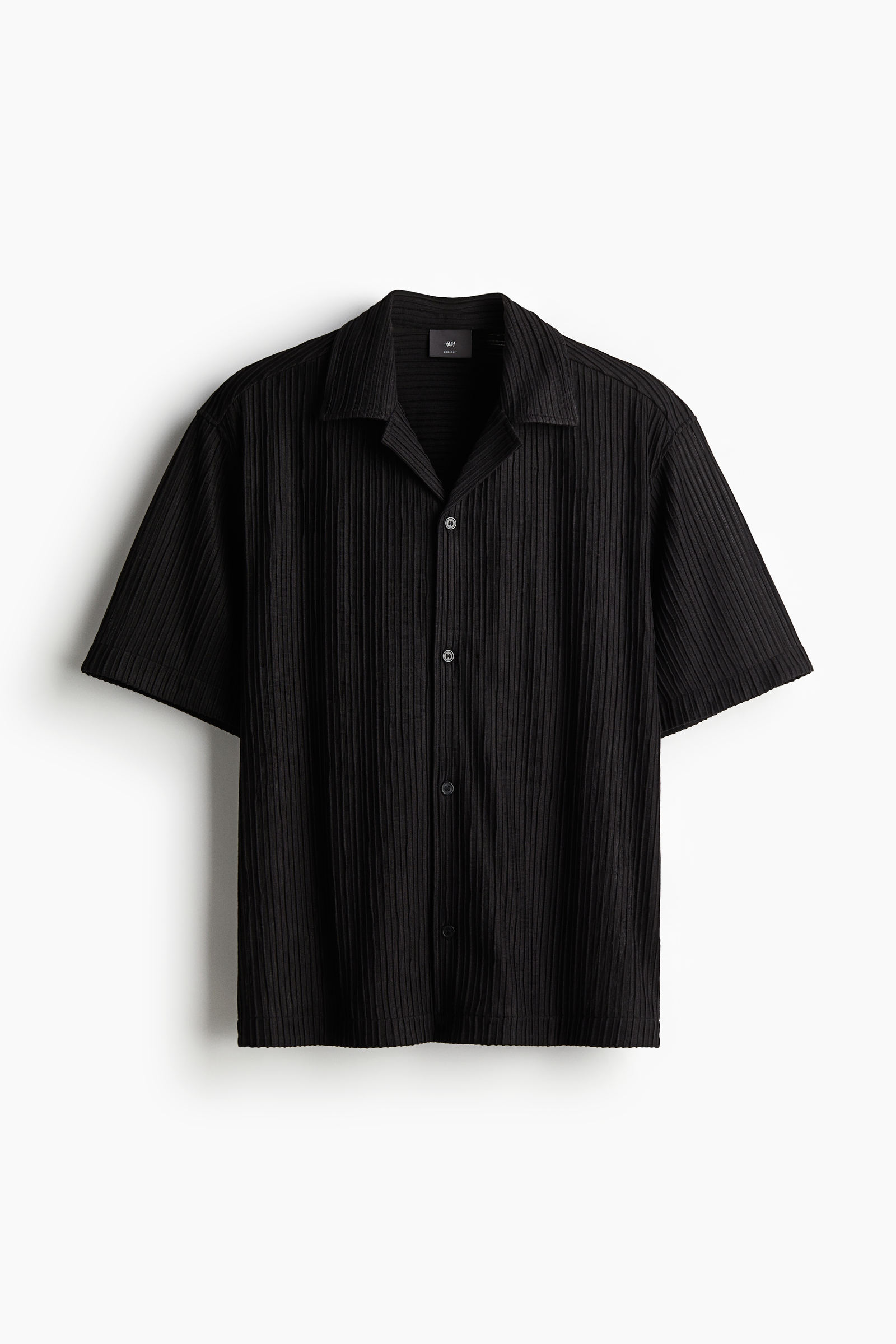 Camisa negra hombre h&m deals