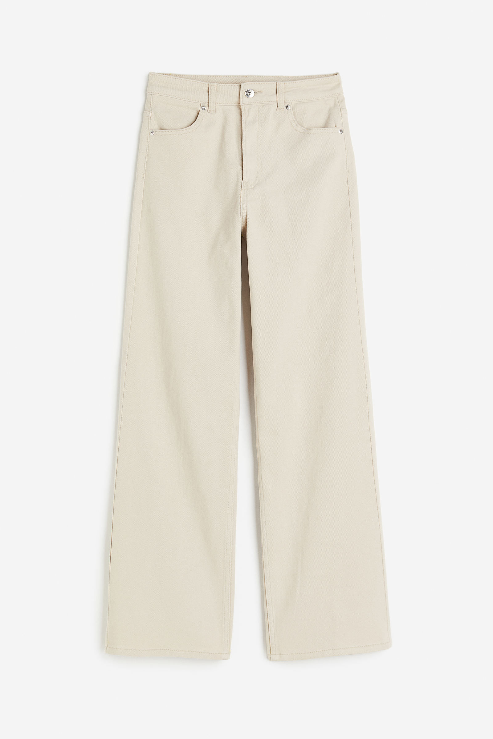 Pantalon amplio de twill