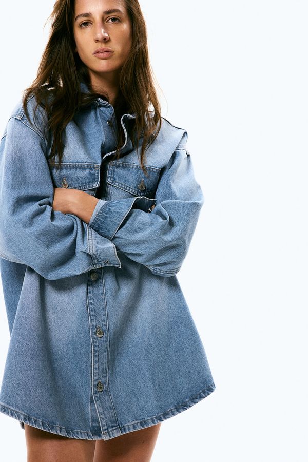 Camisa denim oversize