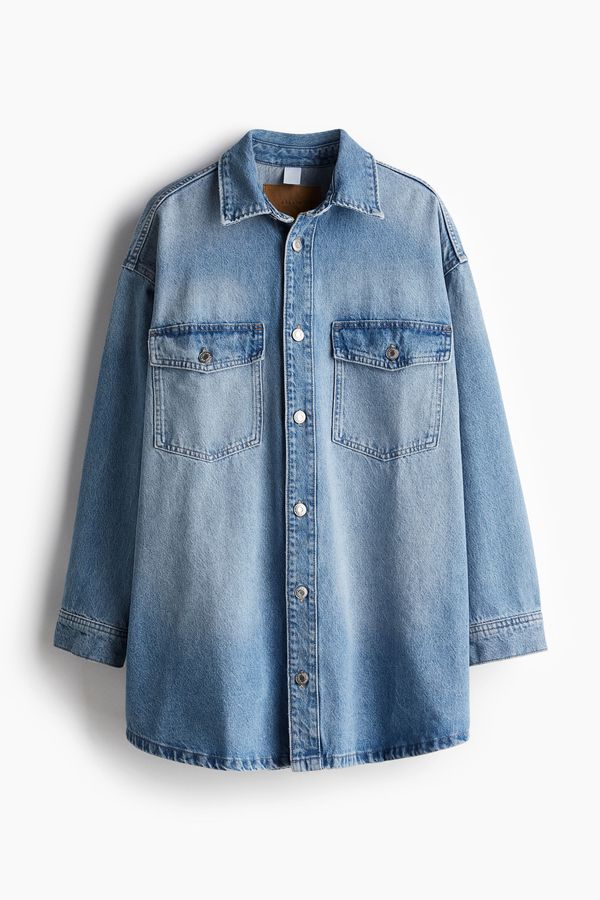 Camisa denim oversize