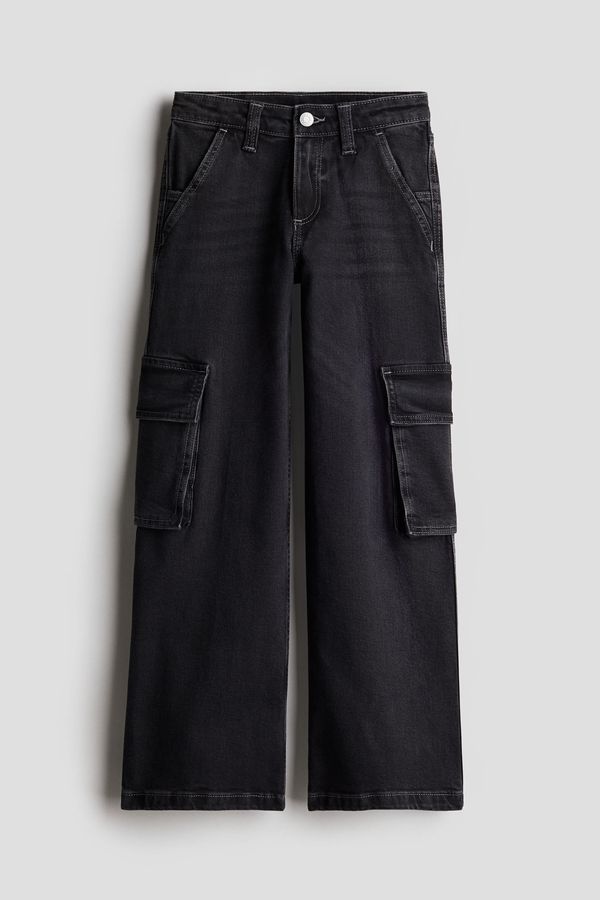 Pantalón denim cargo