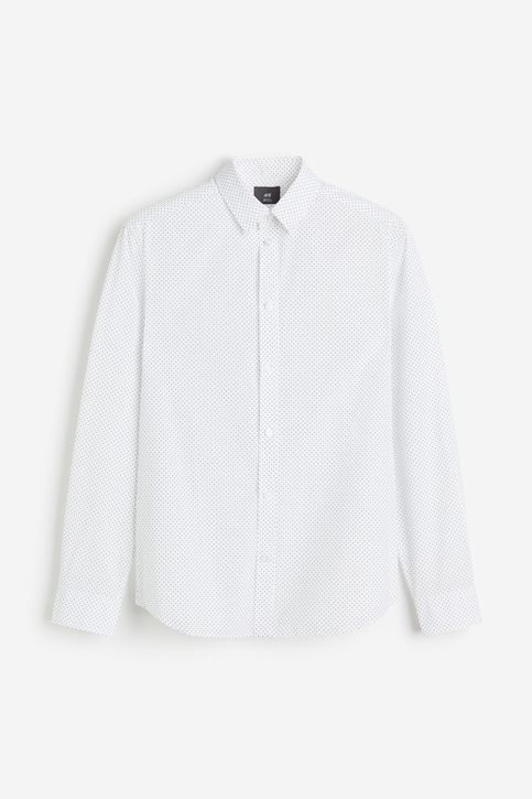 Camisa Slim Fit Easy iron H M PE