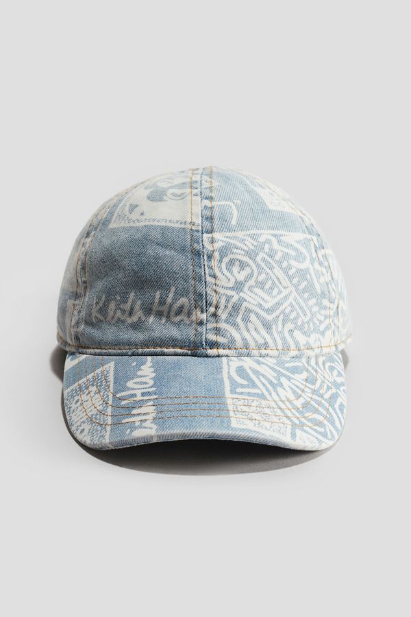 Gorra denim estampada