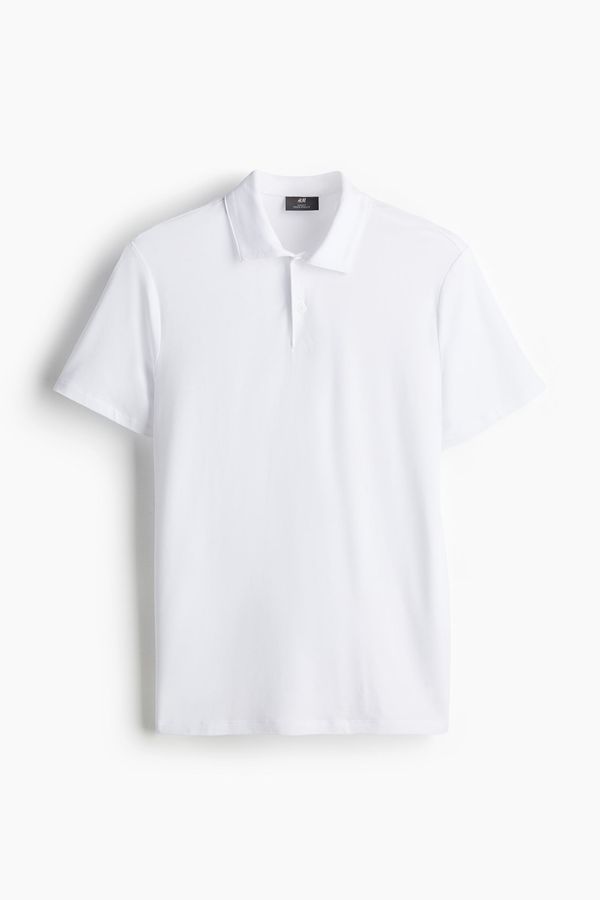 Polo camisero de lyocell Slim Fit