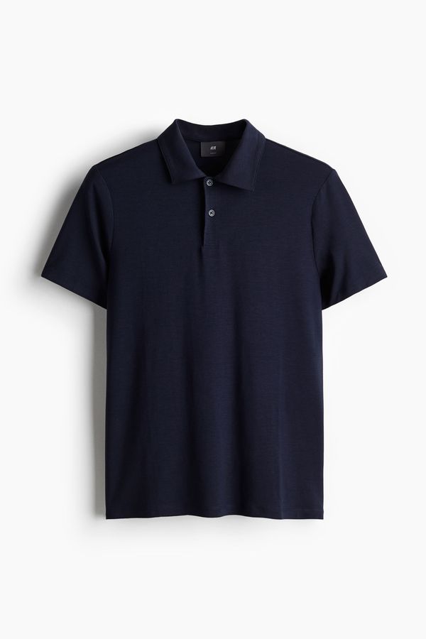 Polo camisero de lyocell Slim Fit