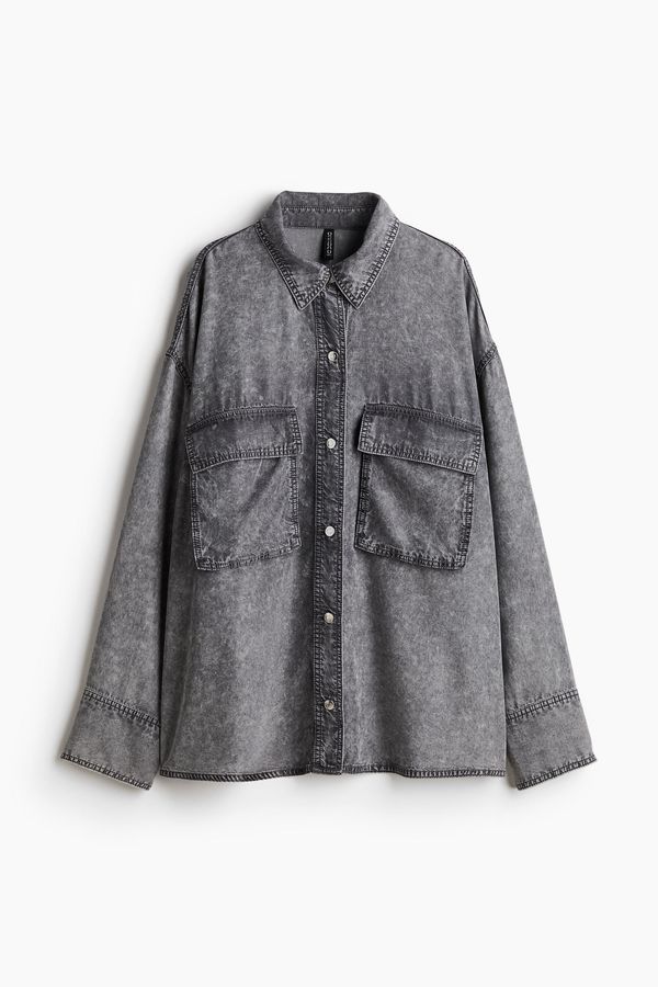 Camisa denim oversize