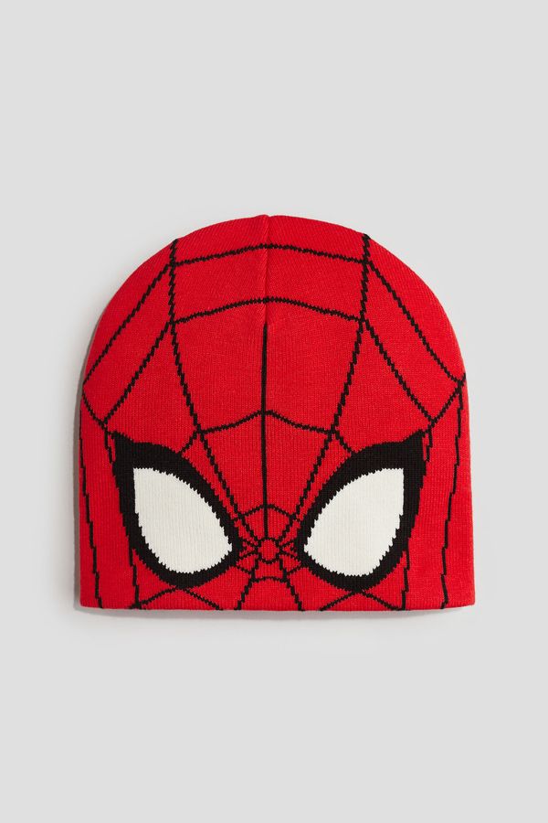 Gorro beanie tejido en punto de jacquard