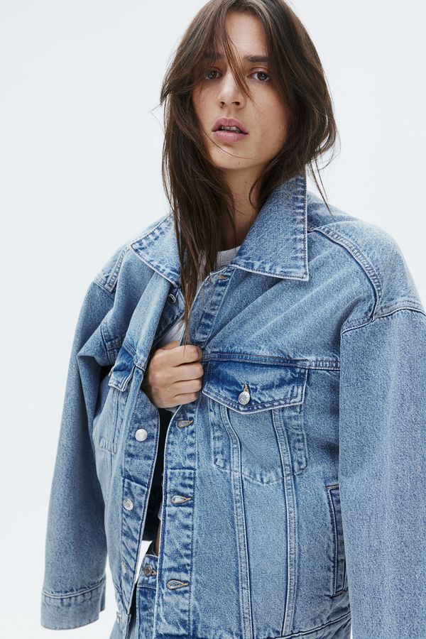 Casaca denim oversize