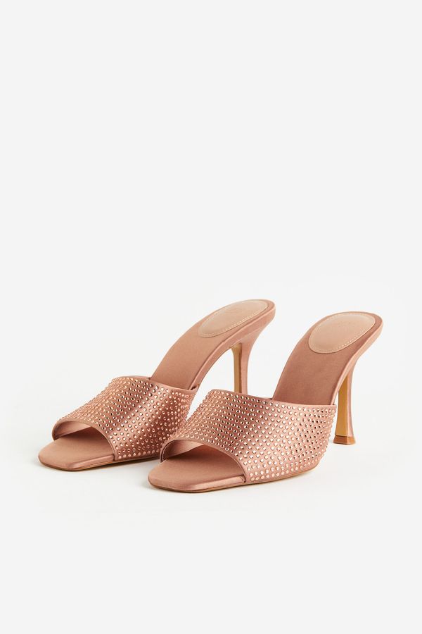 Sandalias Mule con strass