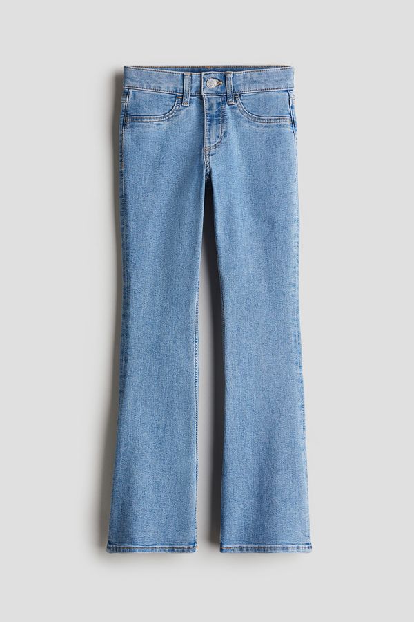 Flared Leg Low Jeans