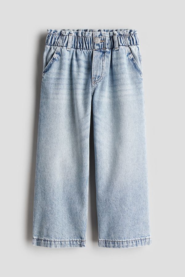 Jean paper bag Wide Leg