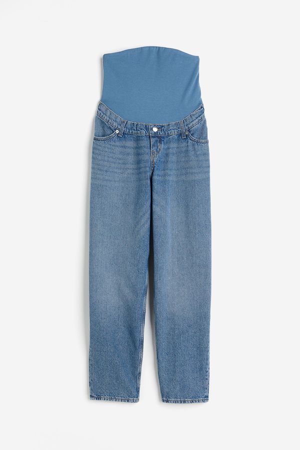 MAMA Mom Loose Ankle Jeans