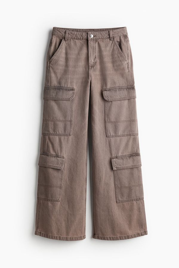 Pantalón denim cargo