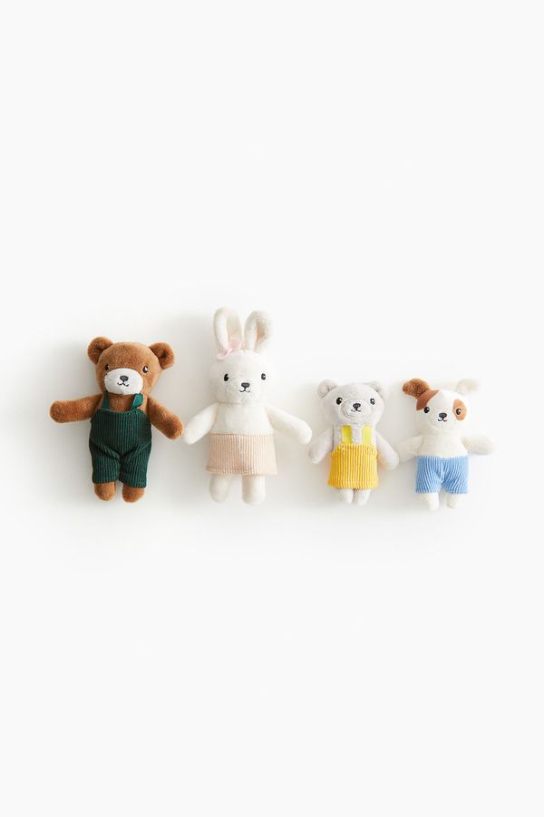 Set de 4 peluches