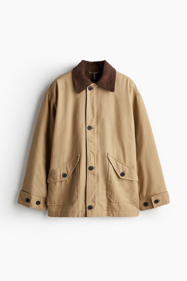 Casaca oversize de lona