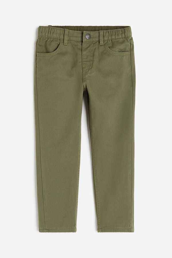 Pantalón de twill con forro