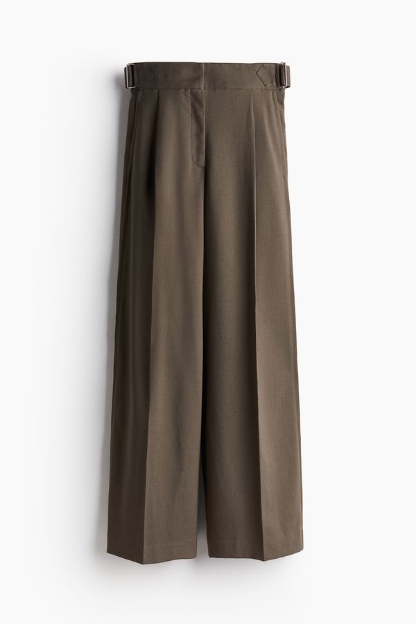 Pantalón amplio de twill