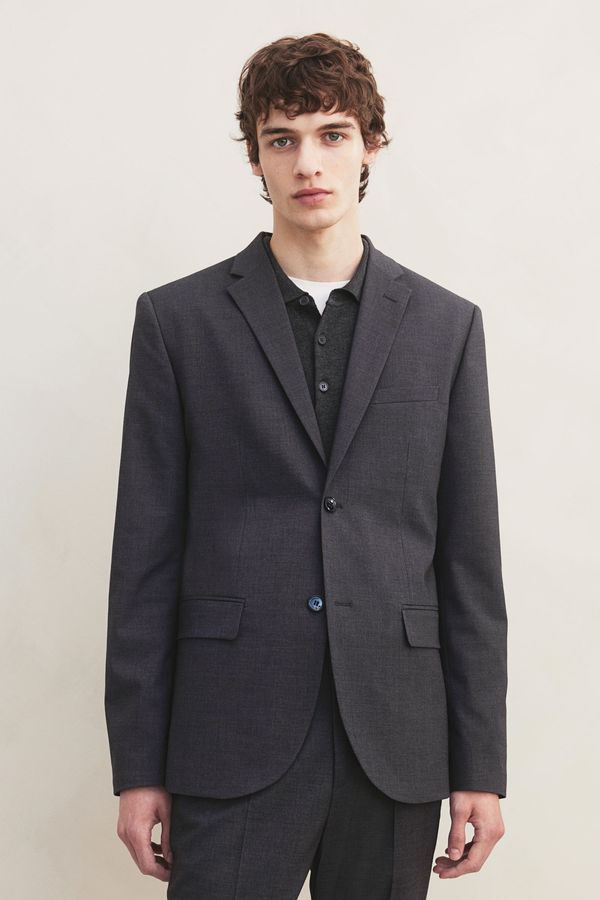 Blazer de botonadura sencilla Slim Fit