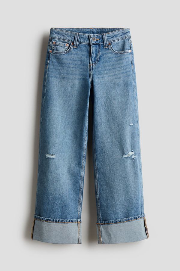 Wide Leg Low Jeans