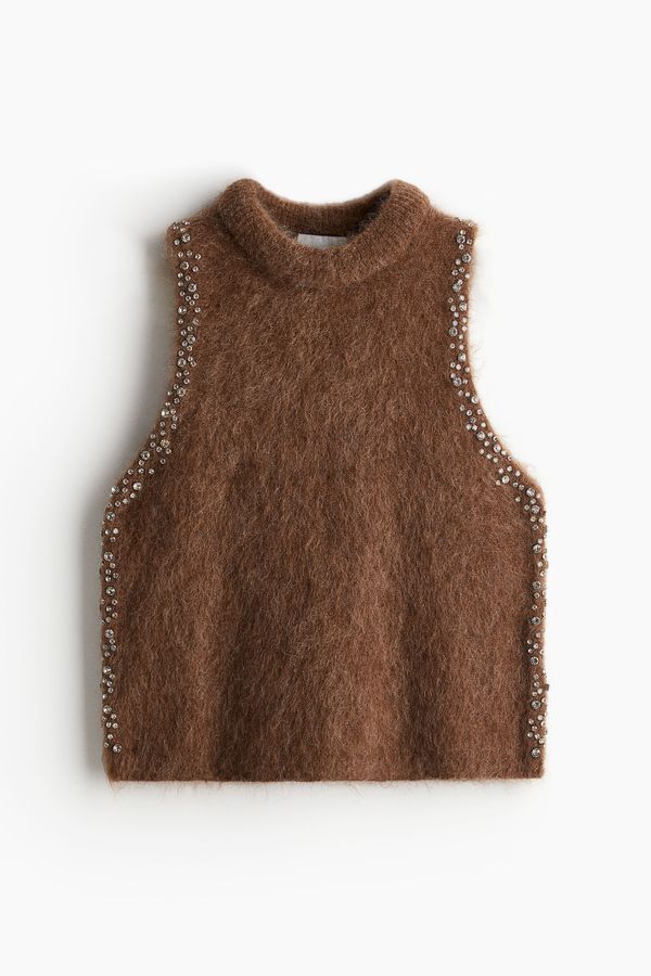 Top con strass