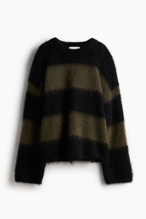 Chompa oversize en mezcla de mohair