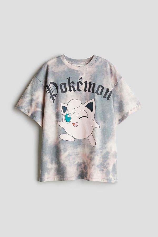 Polo oversize con motivo estampado