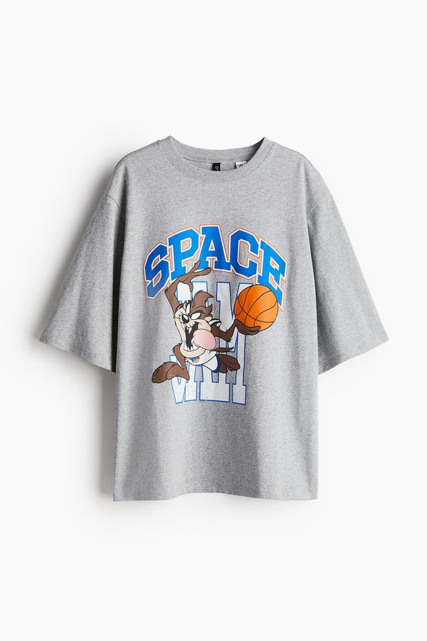 Polo oversize con motivo estampado
