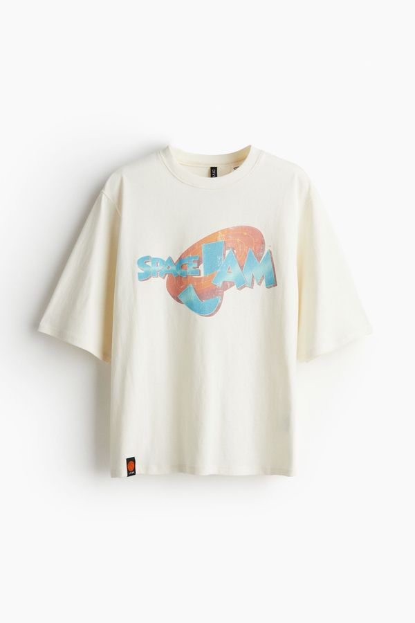 Polo oversize con motivo estampado