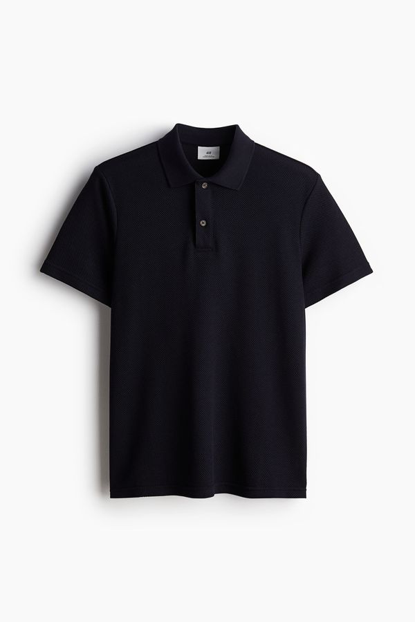Polo camisero texturizado tejido Regular Fit