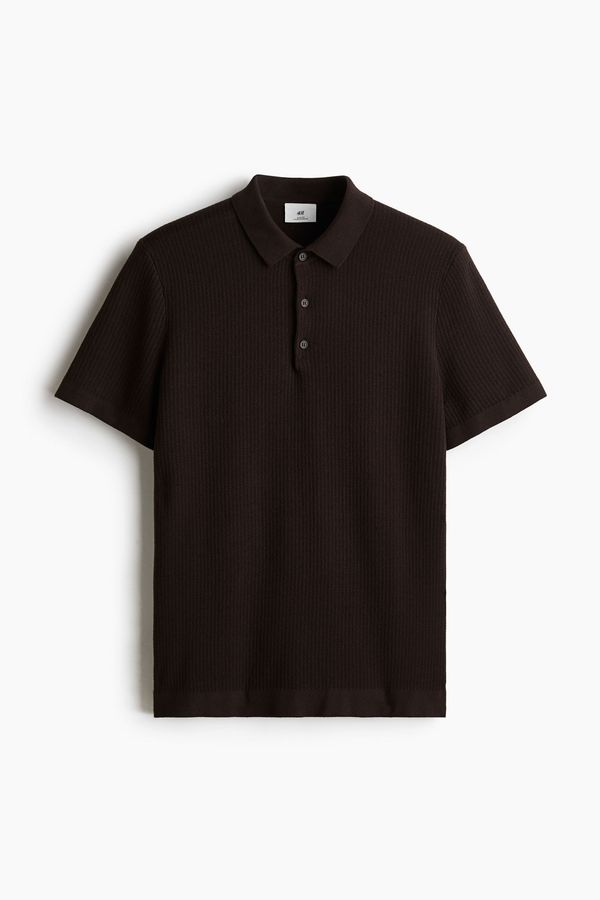 Polo camisero texturizado Slim Fit