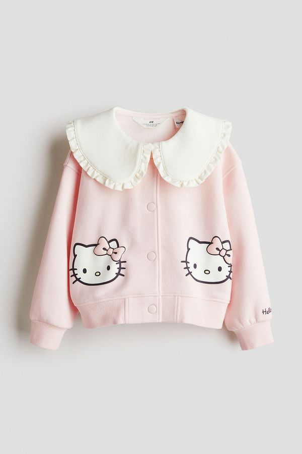 Cardigan polera con estampado