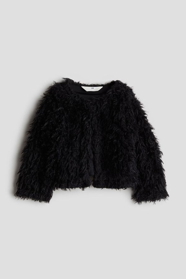 Cardigan efecto pelo