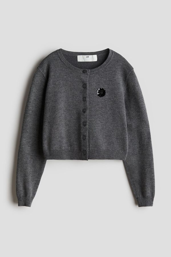 Cardigan con lentejuelas
