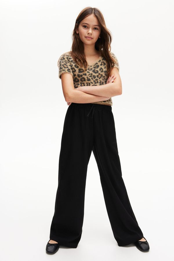Pantalón amplio de twill