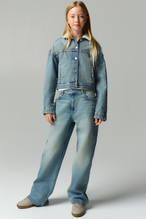 Baggy Fit Bootcut Leg Jeans